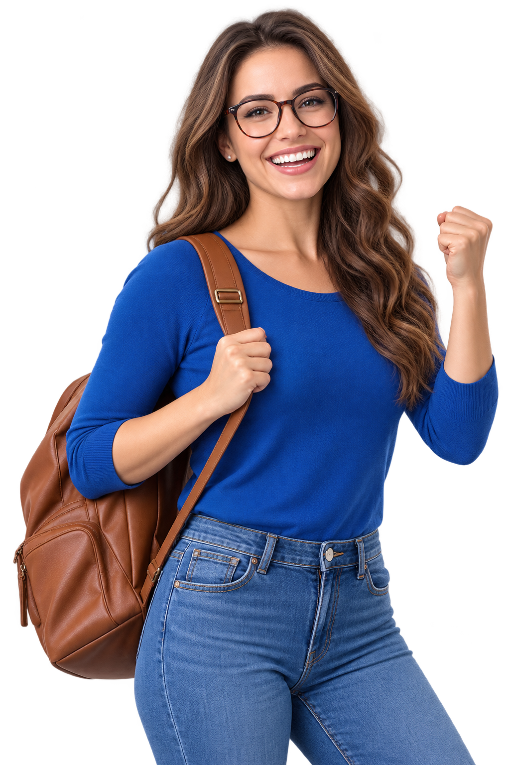 A smiling learner ready for a health course